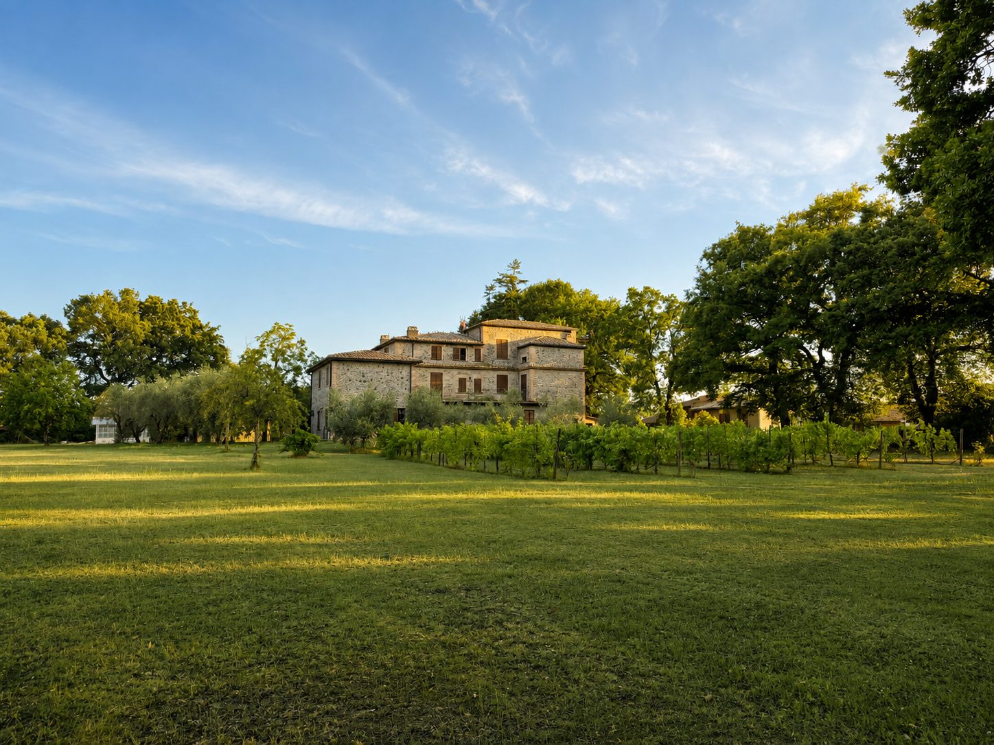 La Villa vista dal parco